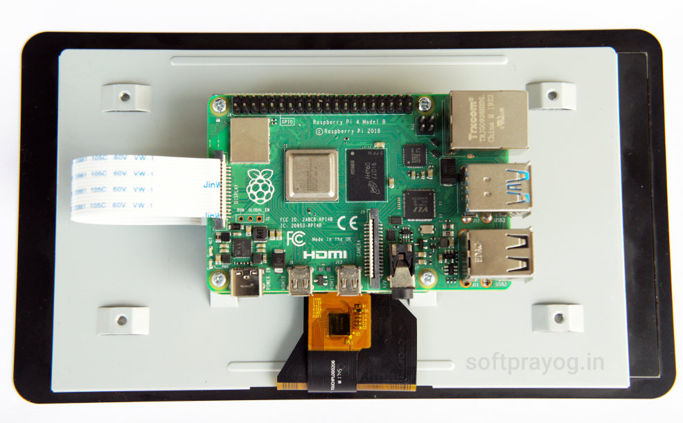 Connecting 7 Touchscreen Display To Raspberry Pi 4b Softprayog