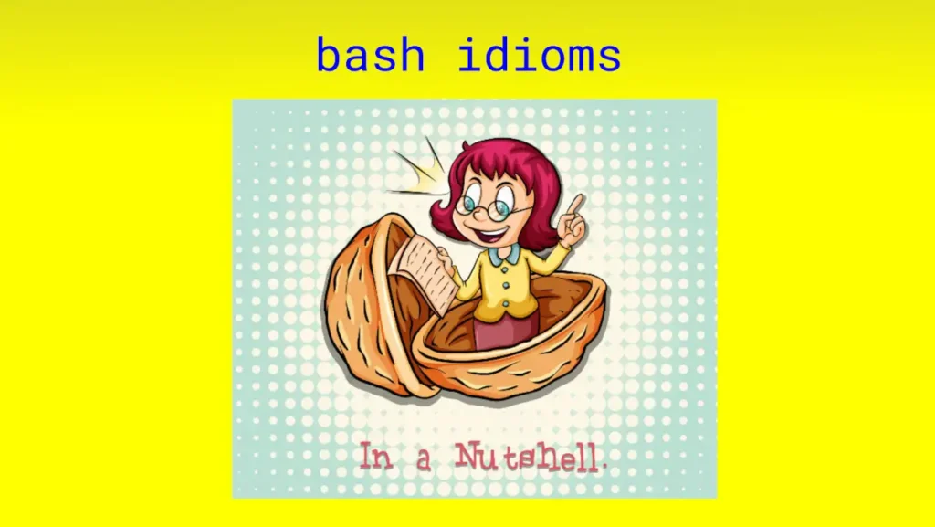 bash idioms