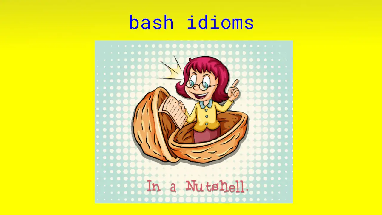 Read more about the article Bash idioms