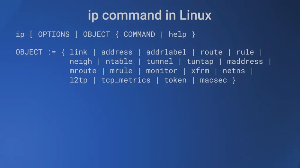 ip command