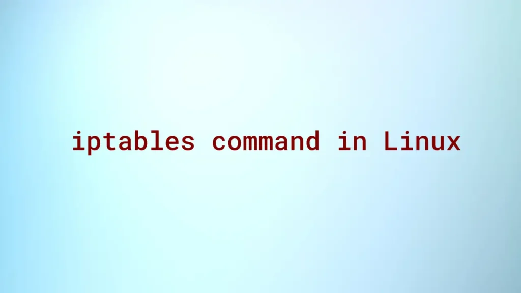 iptables