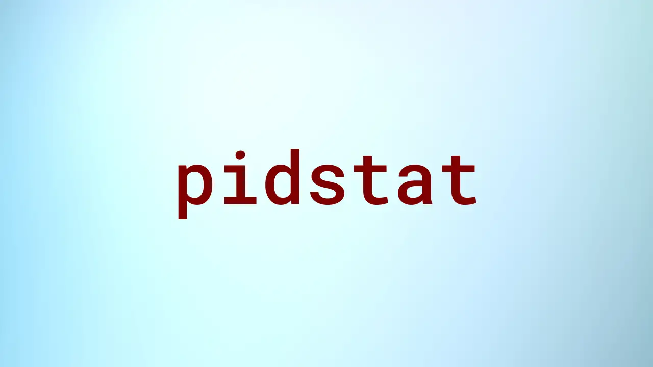 Read more about the article pidstat