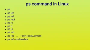 Read more about the article ps command usage with examples in Linux