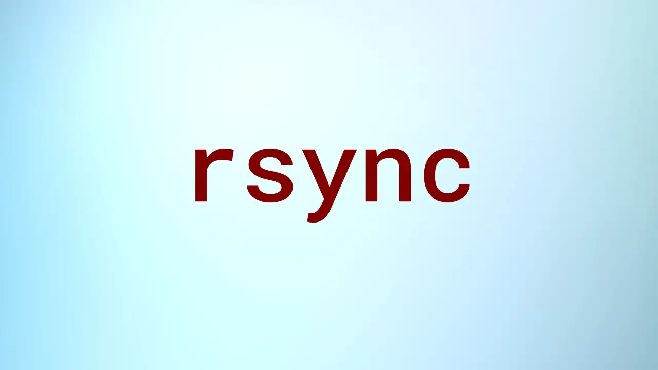 Read more about the article rsync